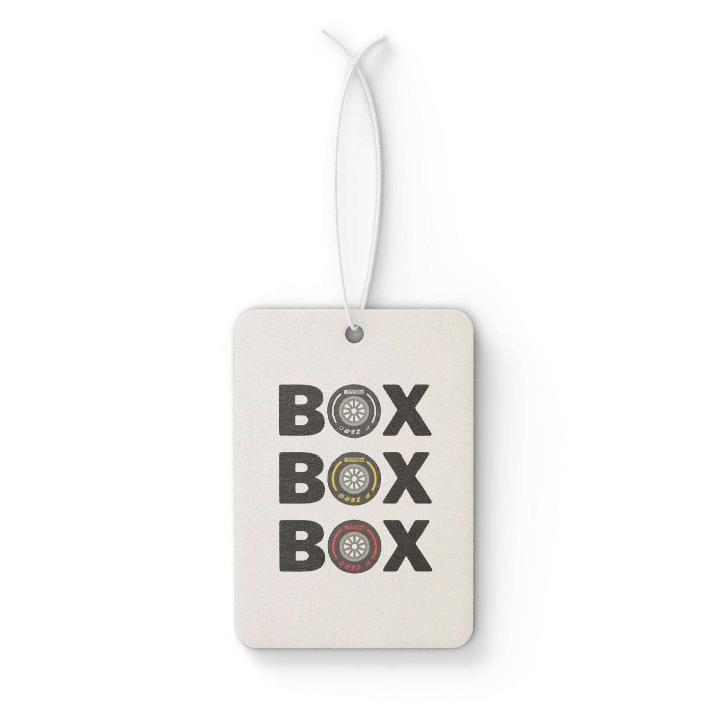 "BOX BOX BOX" Car Air Freshener