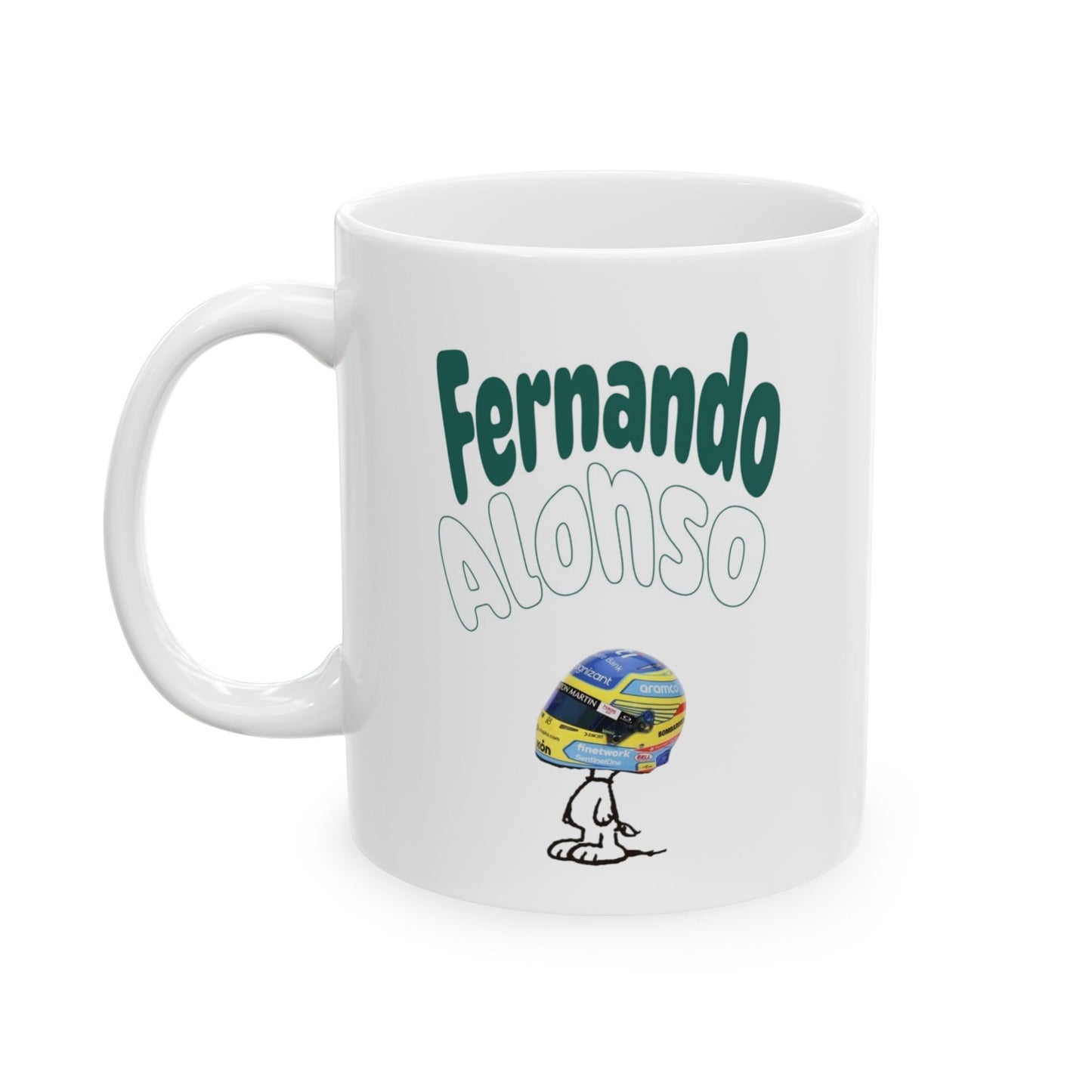 Fernando Alonso Helmet Mug