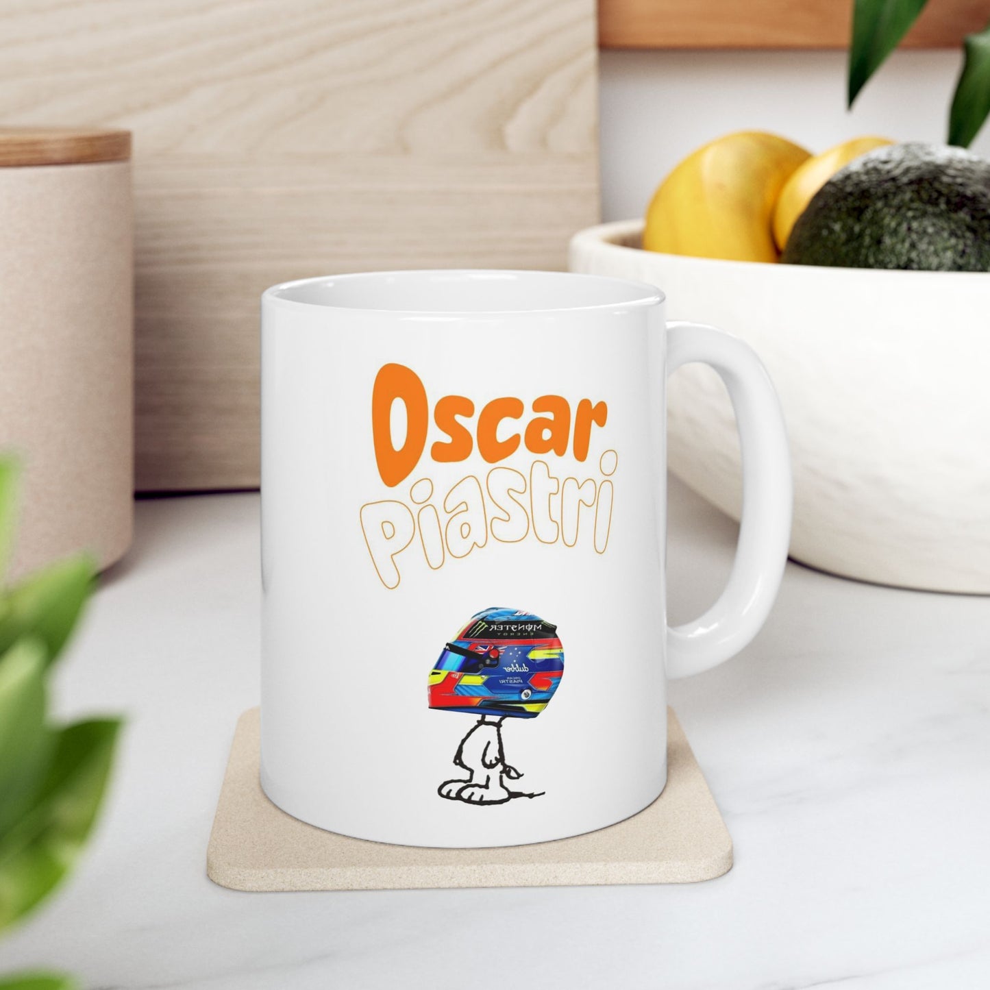 Oscar Piastri Helmet Mug