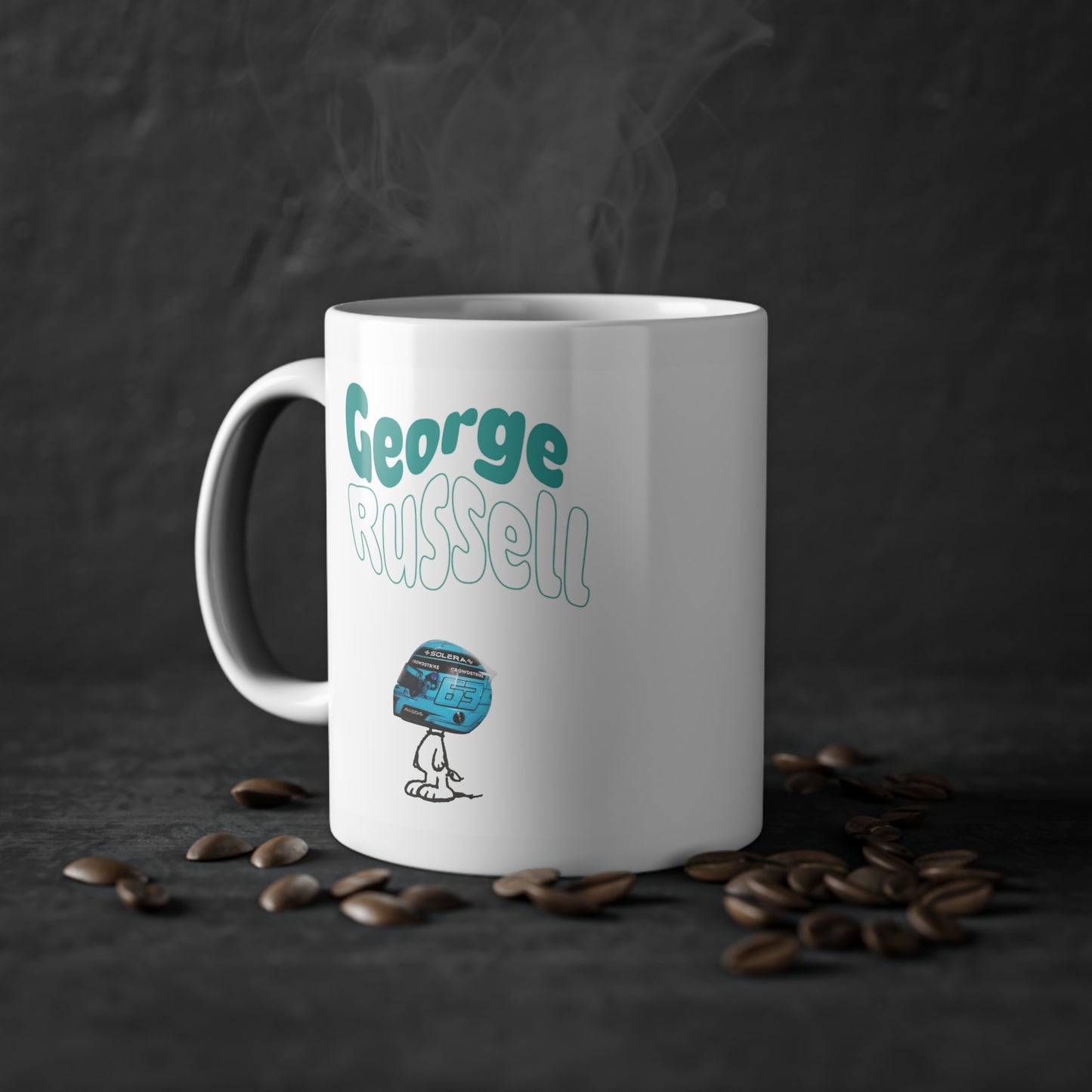 George Russell Helmet Mug