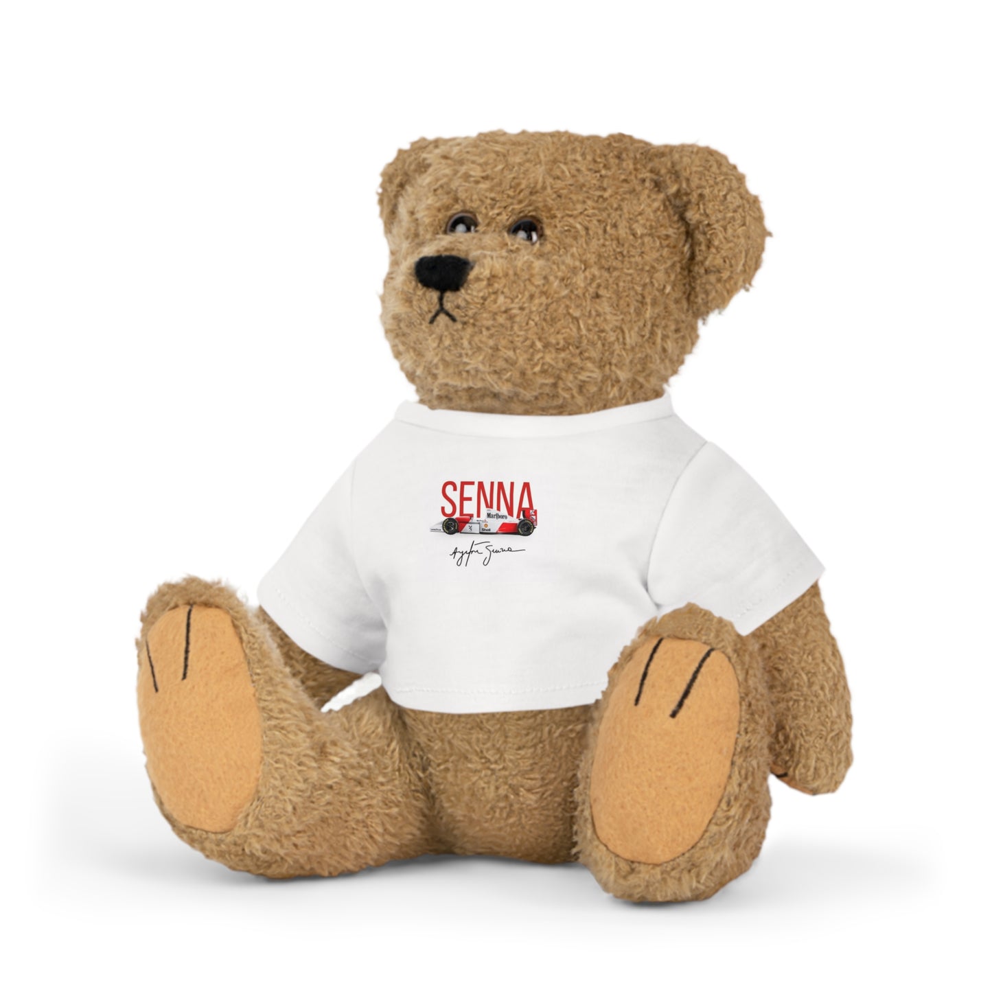 Ayrton Senna Tribute Plush Toy – With Removable T-Shirt