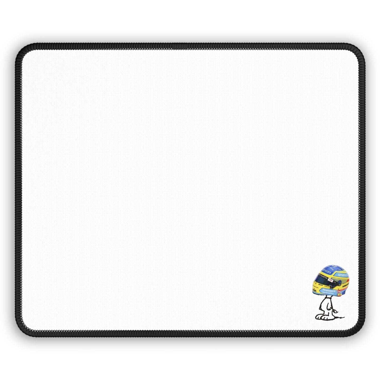 Fernando Alonso Helmet Mouse Pad