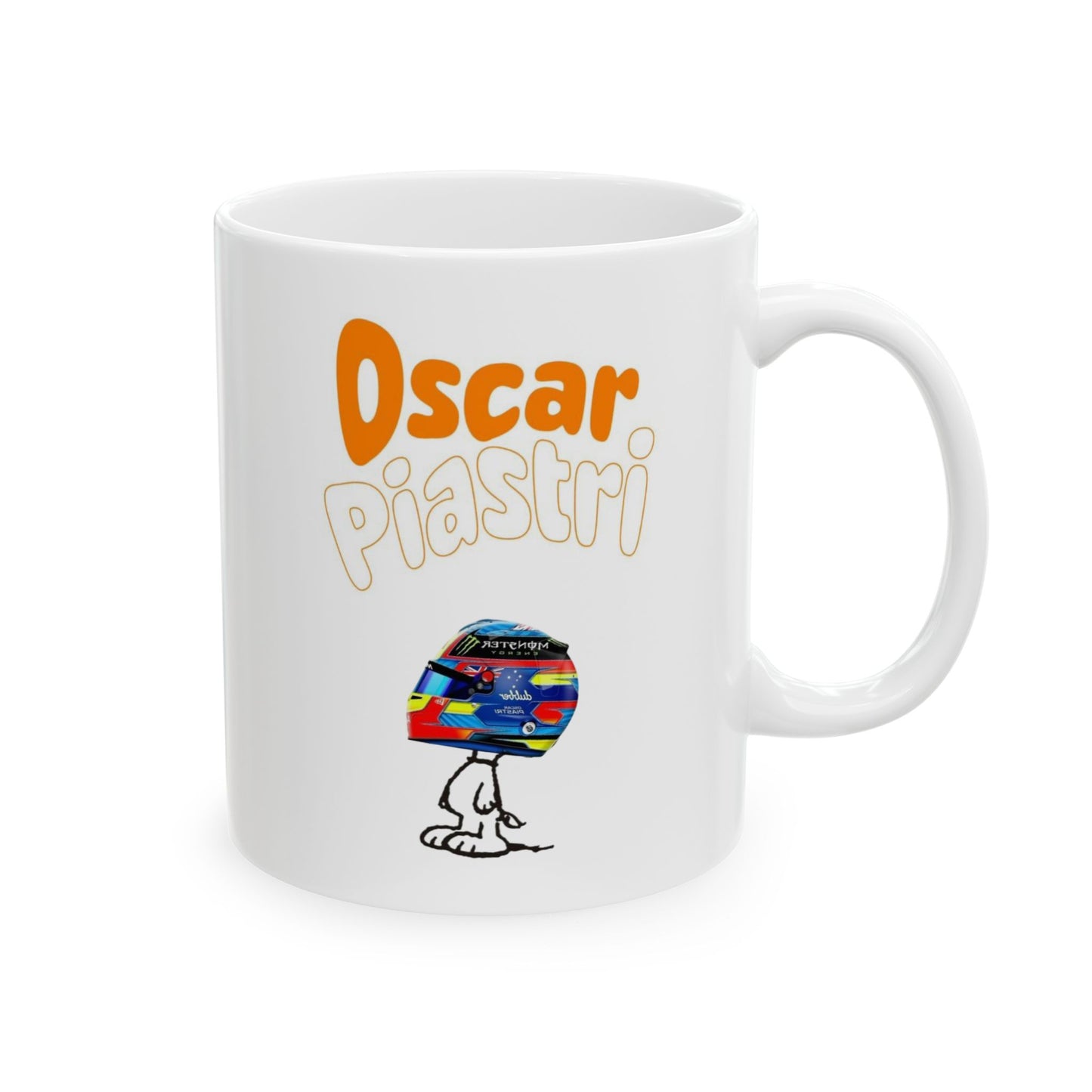 Oscar Piastri Helmet Mug