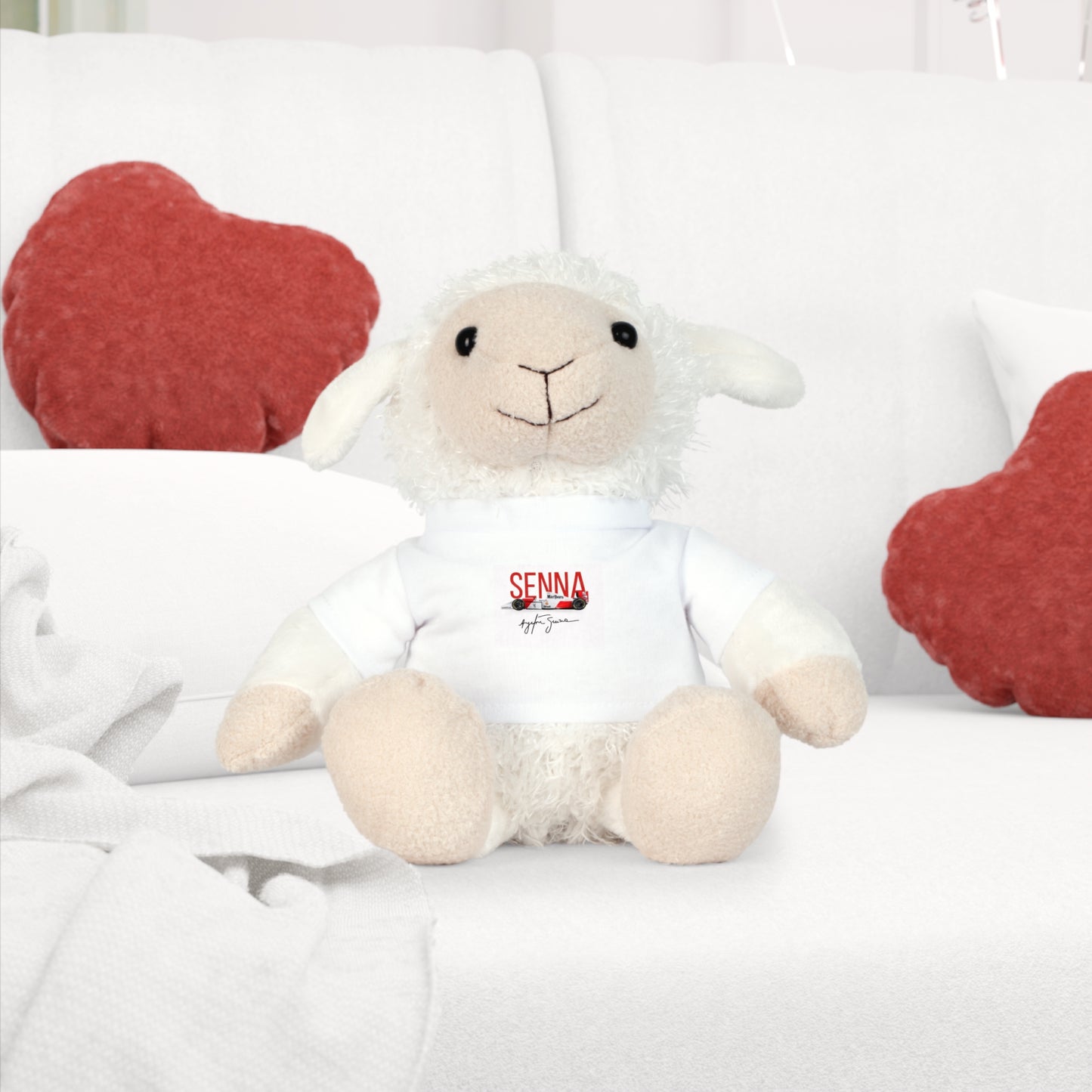 Ayrton Senna Tribute Plush Toy – With Removable T-Shirt