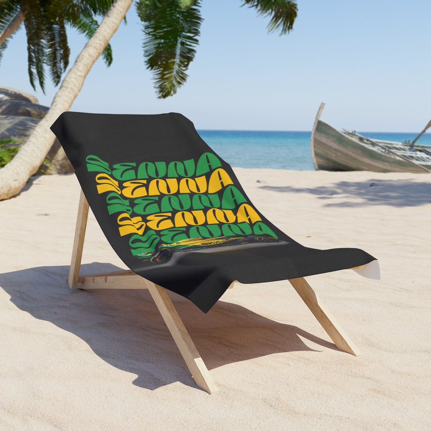 Ayrton Senna Beach Towel