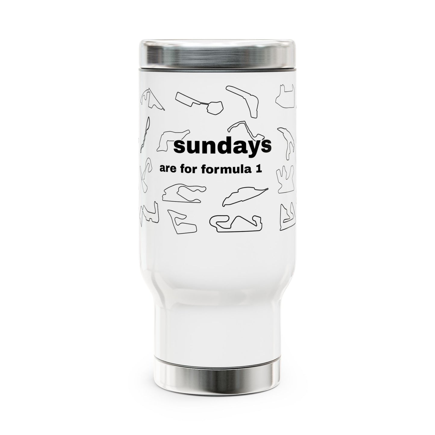 Travel Mug "Sundays are for Formula 1"