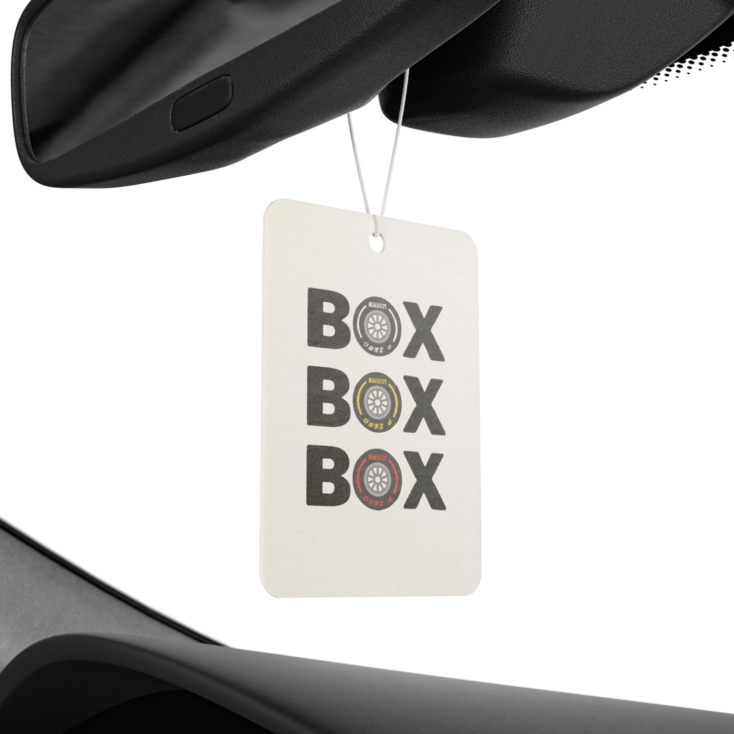 "BOX BOX BOX" Car Air Freshener