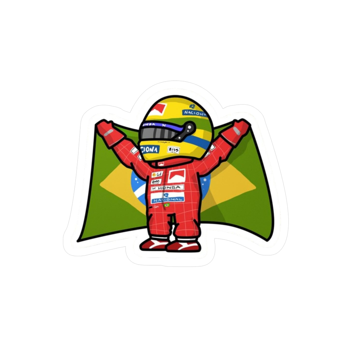 Ayrton Senna Sticker