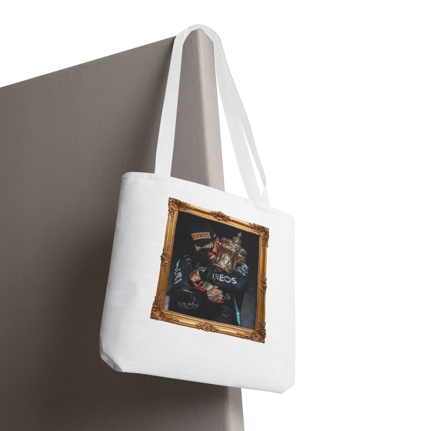 Lewis Hamilton Tote Bag (White Edition)