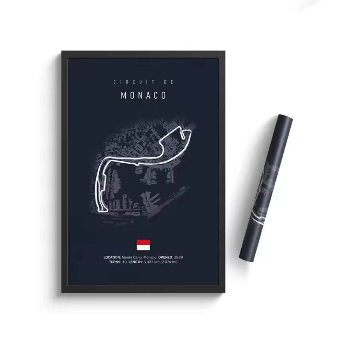 Poster Monaco Circuit