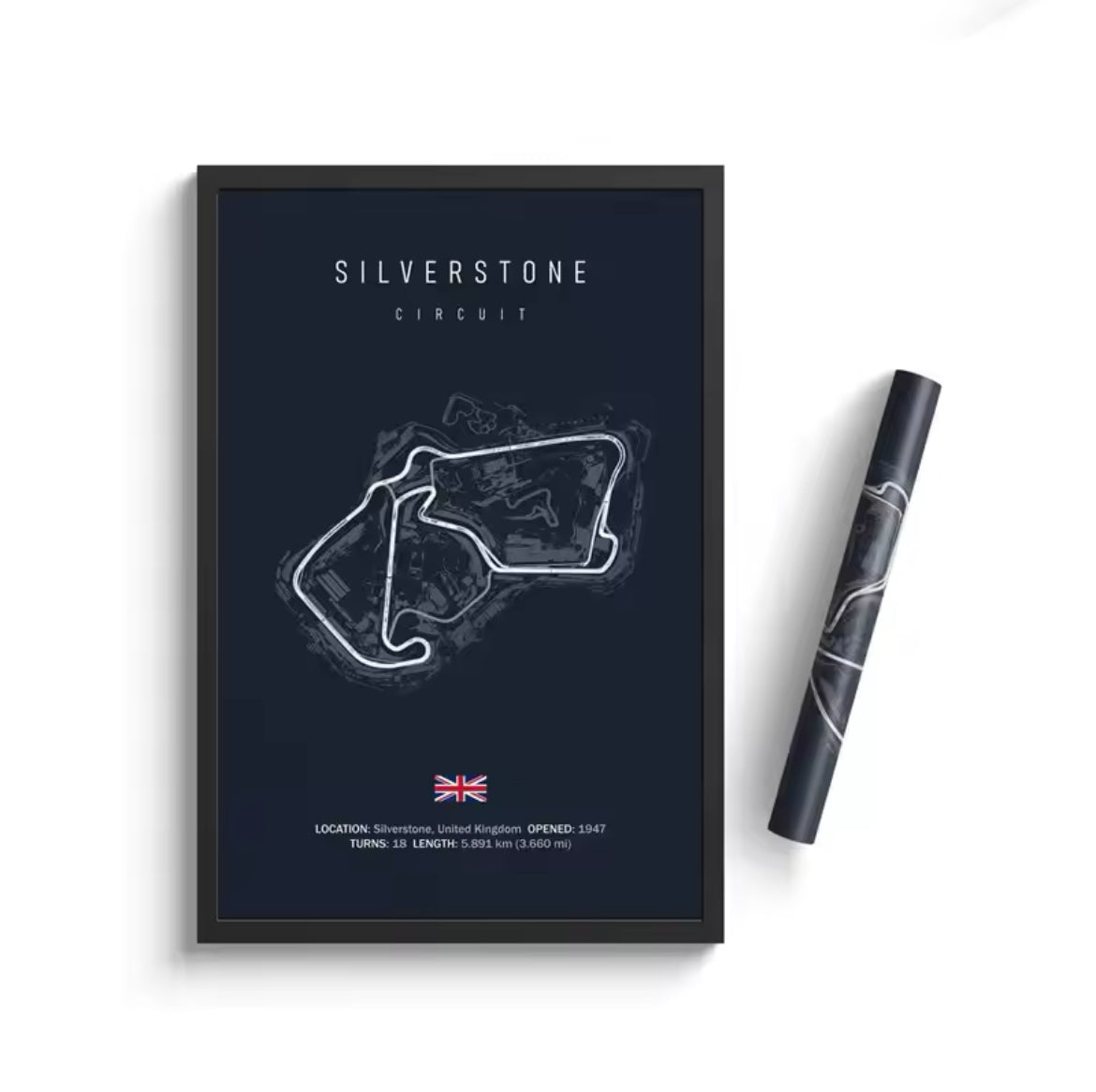 Poster Silverstone Circuit