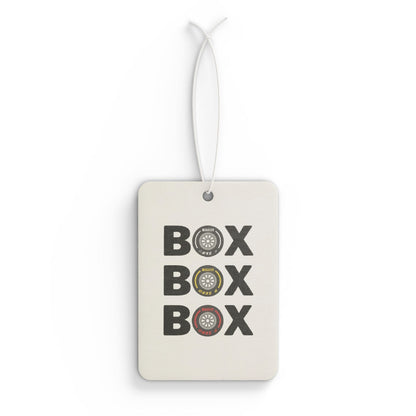 "BOX BOX BOX" Car Air Freshener