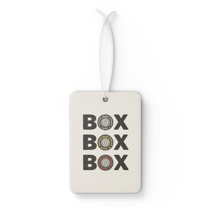 "BOX BOX BOX" Car Air Freshener