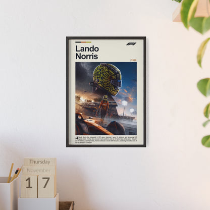 Lando Norris Framed Poster