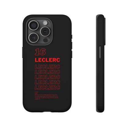 Leclerc Iphone Case