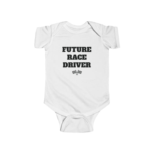 "Future Race Driver" Infant Bodysuit