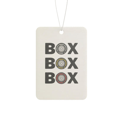 "BOX BOX BOX" Car Air Freshener