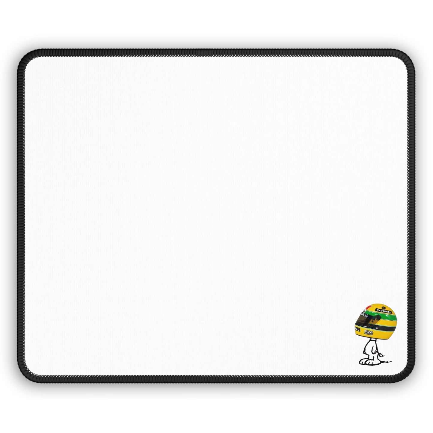Ayrton Senna Helmet Mouse Pad