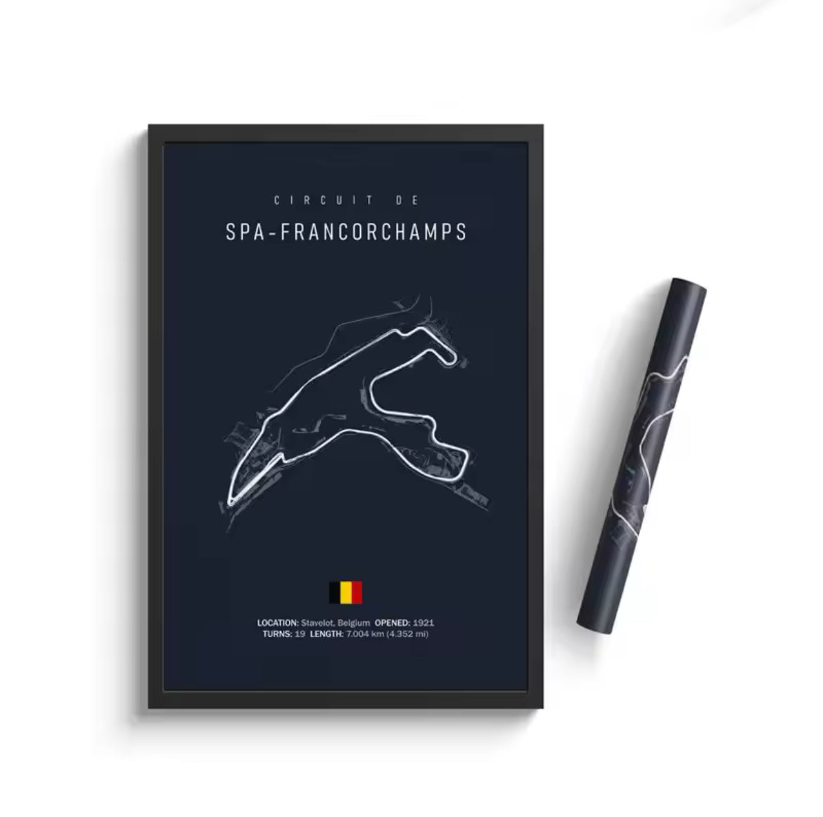 Poster Spa-Francorchamps Circuit