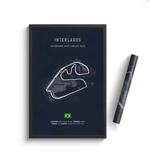 Poster Interlagos Circuit